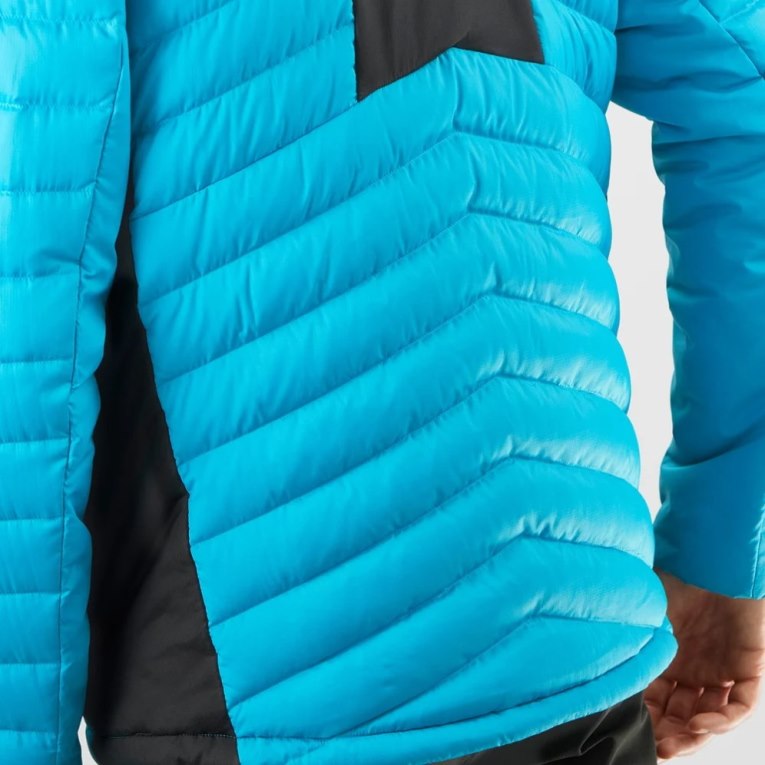 Turquoise Salomon Essential Xwarm Down Men's Insulated Jackets | IE LA8095